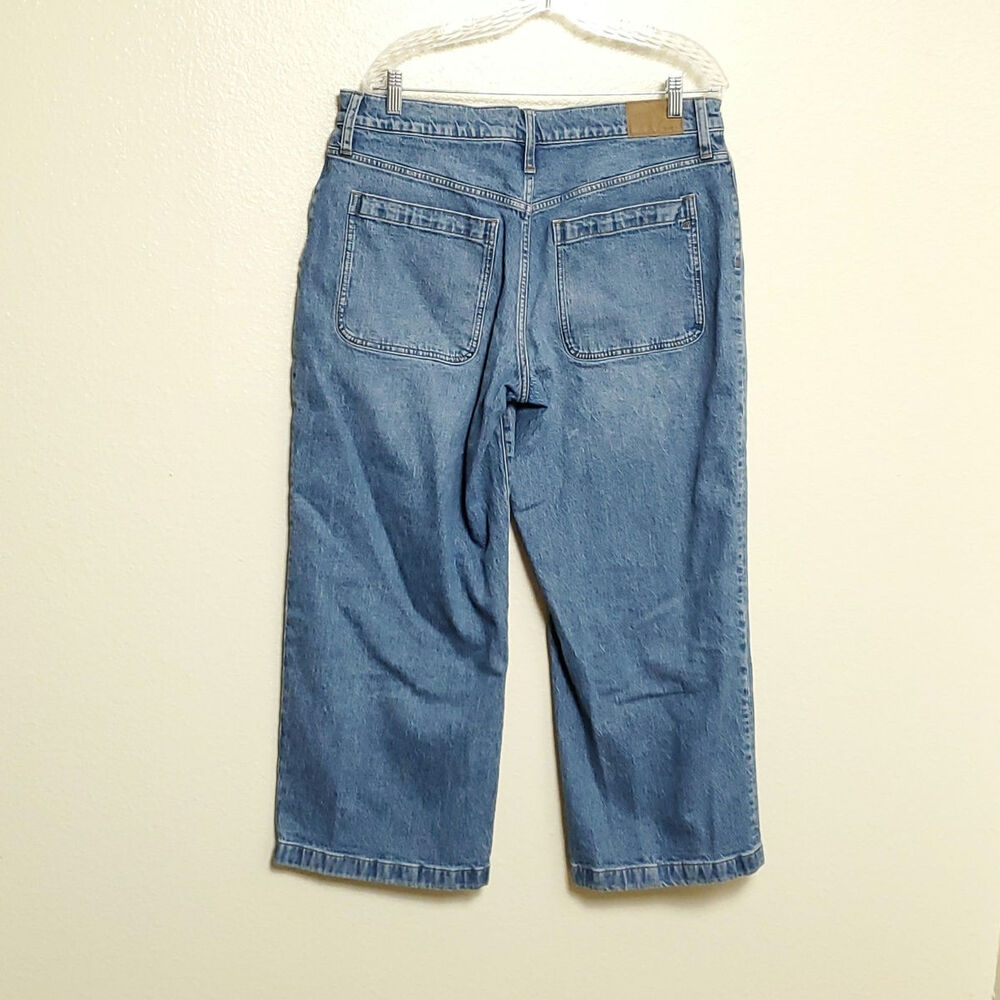 Madewell Women's Blue Flare & Wide Leg Jeans - Picture 10 of 12